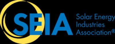 A picture of SEIA's (Solar Energy Industries Association) logo