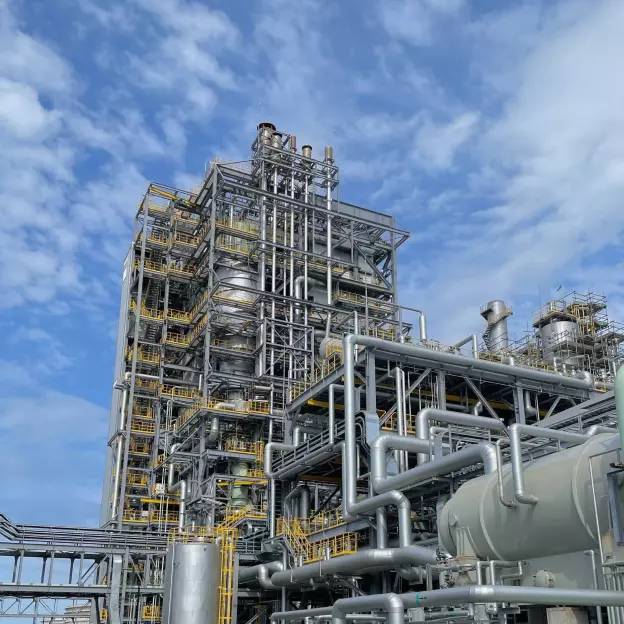 A photo of the biomass energy plant in Kamisu