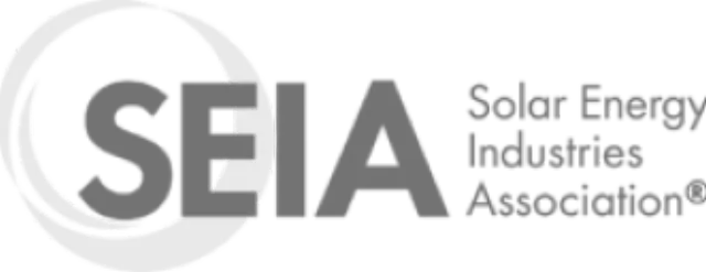 A picture of SEIA's (Solar Energy Industries Association) logo